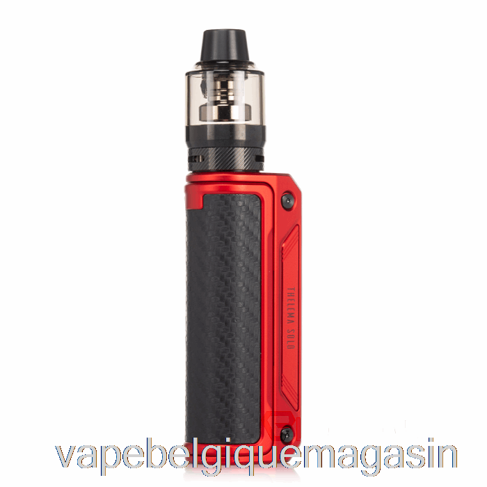 Vape Juice Perdu Vape Thelema Solo 100w Kit De Démarrage Rouge Mat / Fibre De Carbone